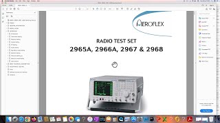 Marconi 2966A RF Radio Tester Repair covers Marconi 2965 2967 2968 models Multiple Faults [upl. by Akcemat]