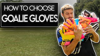 HOW TO CHOOSE GOALKEEPER GLOVES LIKE A PRO [upl. by Naedan]