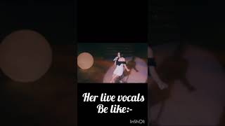 jennie live vocals blackpink kpop kpopidol explore jennie lisa trending [upl. by Enialahs]