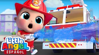 El Camión de Bomberos  Canciones Infantiles  Little Angel Español [upl. by Ennaegroeg]