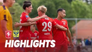 KUSTER belangrijk aandeel bij GELIJKSPEL  FC Twente  SintTruidense VV 06072024  Highlights [upl. by Allac]