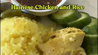 Hainanese Chicken and Rice recipe Rice cooker recipe [upl. by Triley]