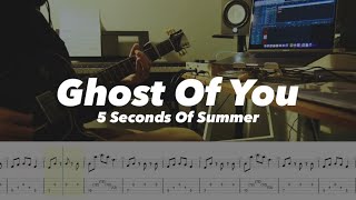 Ghost of you  5SOS Guitar cover w tab [upl. by Platt]