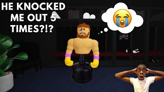 I GOT KOed 5 TIMES IN A ROW Roblox Prizefighter Boxing [upl. by Bakki]