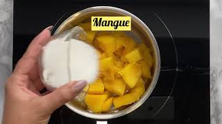 Comment faire un coulis aux mangues  Facilehow to make a mango coulisكيف تصنع كولي المانجو [upl. by Akemit]