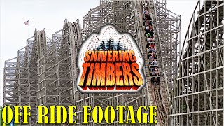 Shivering Timbers at Michigans Adventure OffRide Footage No Copyright [upl. by Yelreveb]