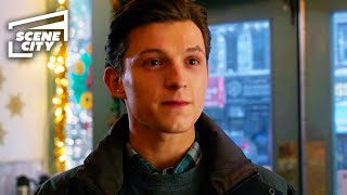 SpiderMan No Way Home Peter Visits the Coffee Shop Ending Scene Tom Holland Zendaya [upl. by Chrysler]