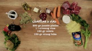 Junetina u vinu  Moj Recept [upl. by Aliakam208]