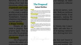 The Proposal Anton Chekhov Instant Essay for Exam Success drrajalakshmialagumalai trending [upl. by Nanyt]