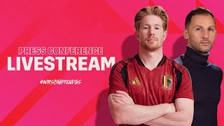 Press Conference with Kevin De Bruyne amp Domenico Tedesco 🇧🇪🎙️  REDDEVILS [upl. by Eugine]