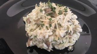 الريزوطو الايطالي بالفطر Risotto italien au champignon 🇮🇹 😍😋👌 [upl. by Fredel]