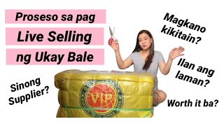 Ukay Bale Direct Supplier  Bale Opening  Paano maglive selling ng Ukay Bale Part 12 [upl. by Berners]