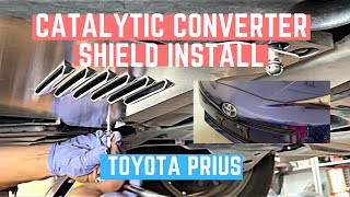 How to Install a Catalytic Converter Shield on a Toyota Prius 20162023 [upl. by Rojas128]