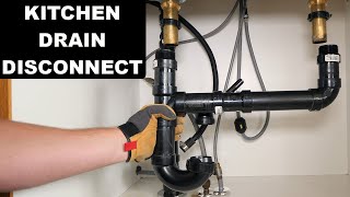 How to Disconnect a Kitchen Sink Drain [upl. by Gretta121]