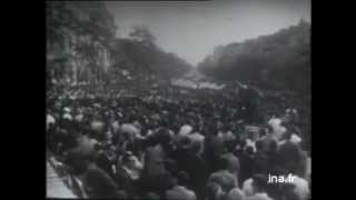 Rétro Mai 68  Manifestations UNEF et incendie à la Sorbonne  archive vidéo INA [upl. by Longwood]