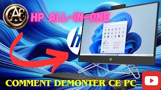 PC de bureau HP AllinOne COMMENT DEMONTER LE PC [upl. by Musa529]