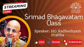 Srimad Bhagavatam Class  SB 5122  HG Radheshyam Pr  07122024  ISKCON Abids Hyderabad [upl. by Galvan]