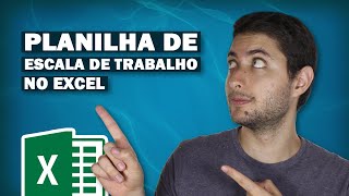 Escala de Trabalho no Excel Planilha Gratuita  Explicação [upl. by Granese]