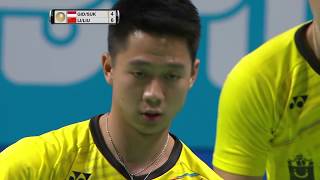 Dubai World Superseries Finals 2017  Badminton Day 3 M3MD  GidSuk vs LiLiu [upl. by Reena]