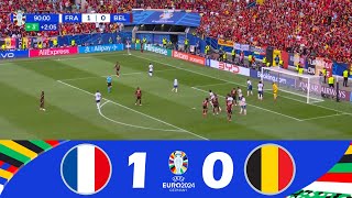 Francia vs Bélgica 10  Eurocopa 2024  Resuman del Partido [upl. by Neda]