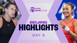 Anisimova vs Zheng Rematch Sabalenka in action on Day 8 in Beijing  WTA Match Highlights [upl. by An]