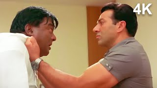 नेता को छठी का दूध याद आ गया  Sunny Deol उड़ाए नेता के होश  Mukesh Rishi  Sunny Deol Police Movie [upl. by Eelannej]