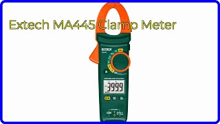 REVIEW 2024 Extech MA445 Clamp Meter ESSENTIAL details [upl. by Oivat]