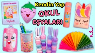 12 KENDİN YAP PROJESİ  Sevimli Okul Eşya Fikirleri  OKULA DÖNÜŞ [upl. by Tiffanie]