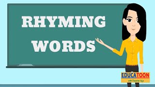 Recognize rhyming words in nursery rhymes [upl. by Hahn]