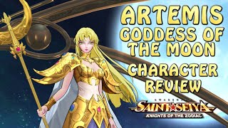 ARTEMIS GODDESS OF THE MOON FULL CHARACTER REVIEW Saint Seiya Awakening [upl. by Dreda]