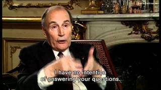 President Mitterrand gets angry [upl. by Ylrebmyk]