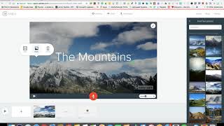 Adobe Spark How to create a slide with music and pictures [upl. by Giah]