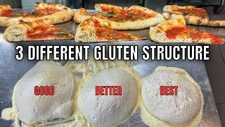 3 Different Gluten Structure With 1 Pizza Dough [upl. by Zachar]