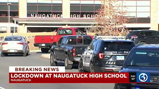 VIDEO Investigation leads to lockdown at Naugatuck High School [upl. by Lyda878]