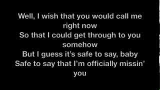 Tamia Officially Missing You Lyrics Video [upl. by Debra659]