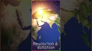 Revolution amp Rotation  Rotation and Revolution of Earth [upl. by Eula]