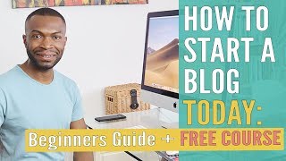 HOW TO START A BLOG Step By Step For Beginners  2022 [upl. by Ahsyla244]