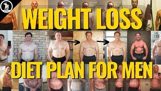 Mens Diet Plan To Lose Weight EASY and SUSTAINABLE [upl. by Ellocin]