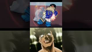 game vs anime hajime no ippo demsey roll roblox ubg boxing anime untitledboxinggame robloxgame [upl. by Jt]