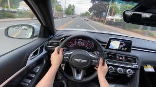 2020 genesis G70 POV test drive and impressions [upl. by Yddet406]