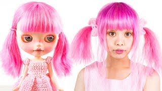 Blythe Doll Makeup Tutorial [upl. by Lebezej871]