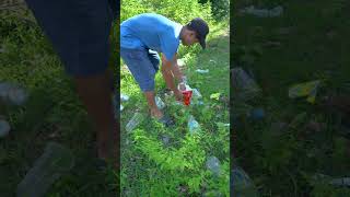 Bushcraft Skills Clean The Environment Useful in Forest bushcraft outdoor forest camping simple [upl. by Wiebmer317]