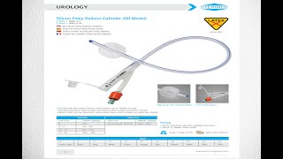 Sterimed Group I Silicon Foley Balloon Catheter BH Model [upl. by Otreblanauj]