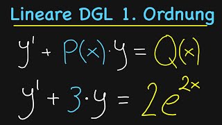 Lineare Differentialgleichung  1 Ordnung [upl. by Nevyar]