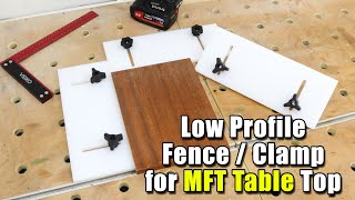 DIY MFT Table Top Low Profile Fence Clamp System [upl. by Caiaphas]