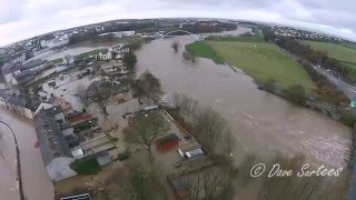 Workington Floods 2015 [upl. by Einolem61]