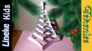 Super leuk maak je eigen DIY 3D kerstboom versiering [upl. by Ttnerb]