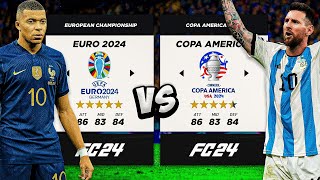 EUROS vs COPA AMERICA in FC24 🔥 [upl. by Olivann480]