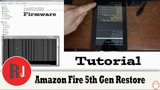 How to Firmware Restore or Unbrick your Amazon Fire 5th gen Tablet [upl. by Laira437]