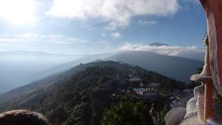 Mindat mountaintop pagoda 360 degree view [upl. by Pius227]